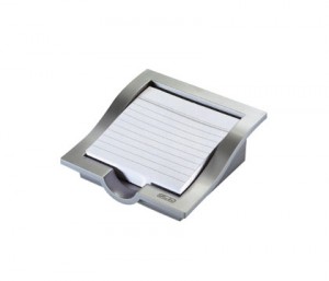 Bloc notite alb, 100 file, cu suport Silverline