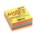 Rezerva bloc notite color, 230 de file, 80 x 80mm