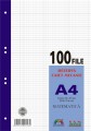 Rezerva A4, 100 file, matematica