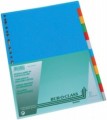 Index plastic 5 culori/set