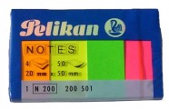 Notes autoadeziv neon, 20 x 50 mm