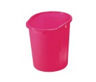 Cos hartii plastic, 13 L, translucid , diverse culori