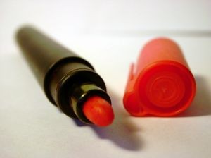 Permanent marker mediu plastic varf rotund