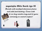Whiteboard magnetic 90 x 60 cm, rama aluminiu