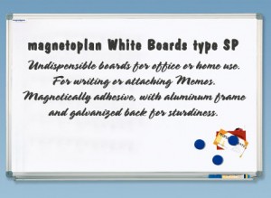 Whiteboard magnetic economic 90 x 120 cm , rama aluminiu