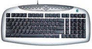 Tastatura multimedia 103 but, PS2, taste ergonomice A-Shape