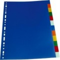Index plastic 10 culori/set