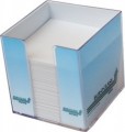 Bloc notite alb, 90 x 90mm, cu suport