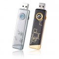 USB flash drive Touch 510 Black (Geometric) 2GB USB 2.0, USB pop-up