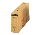 Cutie arhivare carton ondulat natur, 10 cm