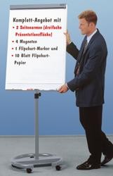Flipchart DELUXE cu picior mobil, 70 x 100 cm