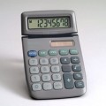 Calculator XE6-8 Digit Titable Display Dual Powered Handh