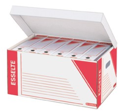 Container arhivare, alb, deschidere superioara