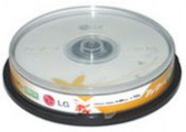 LG DVD-R 16X, 4.7GB, 10buc / cake box