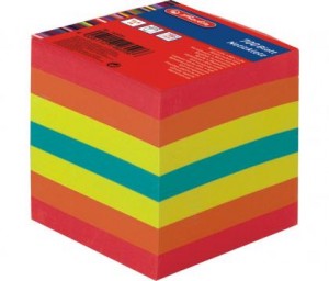 Rezerva bloc notite color, 90 x 90mm, 700 de file
